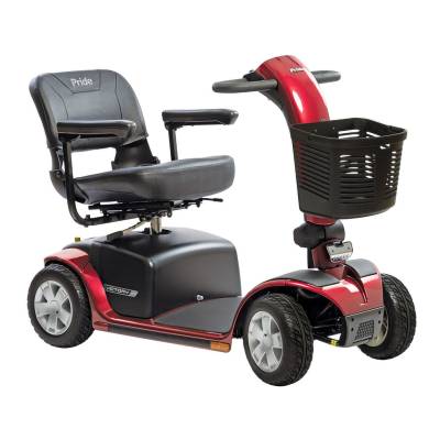 4 Wheel Electric Scooter Victory® 10 400 lbs. Weight Capacity Candy Apple Red
