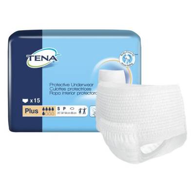 Unisex Adult Absorbent Underwear TENA ProSkin™ Plus Pull On with Tear Away Seams 2X-Large Disposable Moderate Absorbency