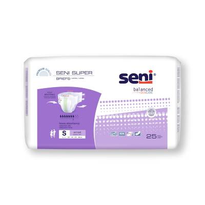 Unisex Adult Incontinence Brief Seni® Super Small Disposable Heavy Absorbency