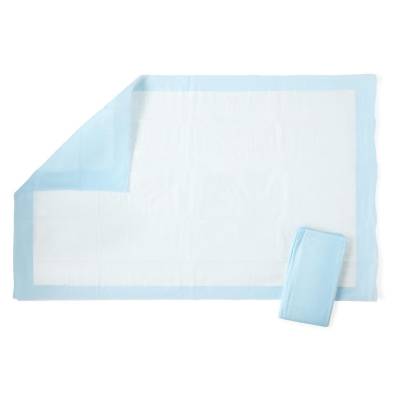 Disposable Underpad Protection Plus™ 36 X 36 Inch Fluff / Polymer Heavy Absorbency