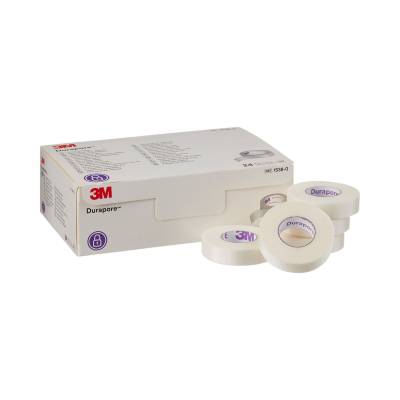 Medical Tape 3M™ Durapore™ White 1/2 Inch X 10 Yard Silk-Like Cloth NonSterile