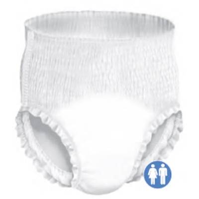 Unisex Adult Absorbent Underwear Pull On with Tear Away Seams Medium Disposable Heavy Absorbency