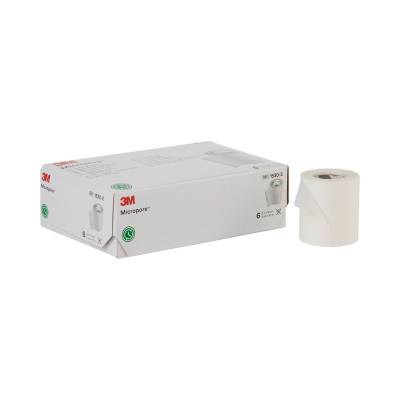Medical Tape 3M™ Micropore™ White 2 Inch X 10 Yard Paper NonSterile