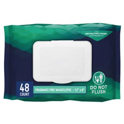 Personal Cleansing Wipe Prevail® Soft Pack Unscented 48 Count