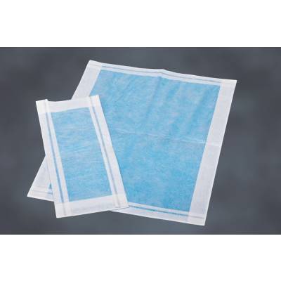 Procedure Underpad HK Super Absorbent 4-3/4 X 12 Inch Blue / White NonSterile