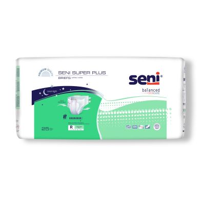 Unisex Adult Incontinence Brief Seni® Super Plus Regular Disposable Heavy Absorbency