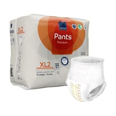 Unisex Adult Absorbent Underwear Abena® Premium Pants XL2 Pull On with Tear Away Seams X-Large Disposable Heavy Absorbency