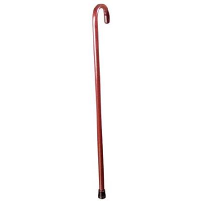 Round Handle Cane Lumex® Wood 36 Inch Height Walnut