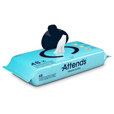 Personal Cleansing Wipe Attends® Soft Pack Scented 48 Count