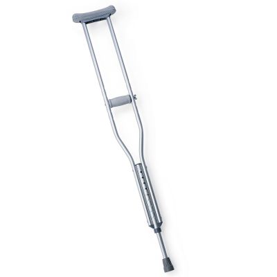 Underarm Crutches Guardian Tall Adult 5 Foot 10 Inch to 6 Foot 6 Inch User Height Aluminum Frame 300 lbs. Weight Capacity