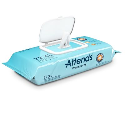 Personal Cleansing Wipe Attends® Soft Pack Scented 72 Count